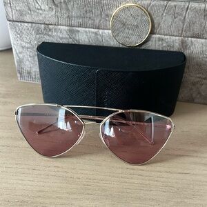 Prada Pink Aviator Sunglasses